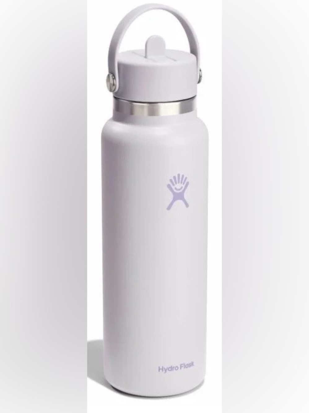 Hydro Flask Lavender White Stainless Water Bottle